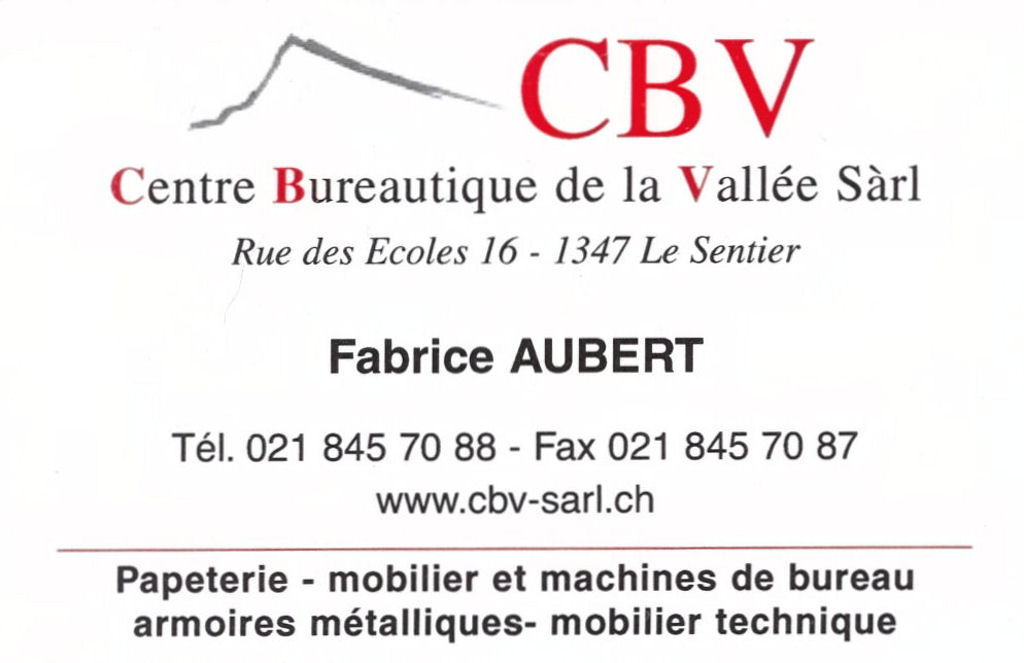 Centre Bureautique de la Valle de Joux...