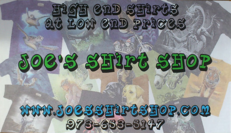 Joe's shirt Shop...
