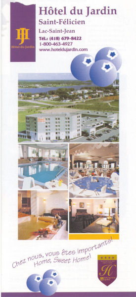  Htel du Jardin, Saint-Flicien, Lac Saint-Jean, Qubec, Canada... 