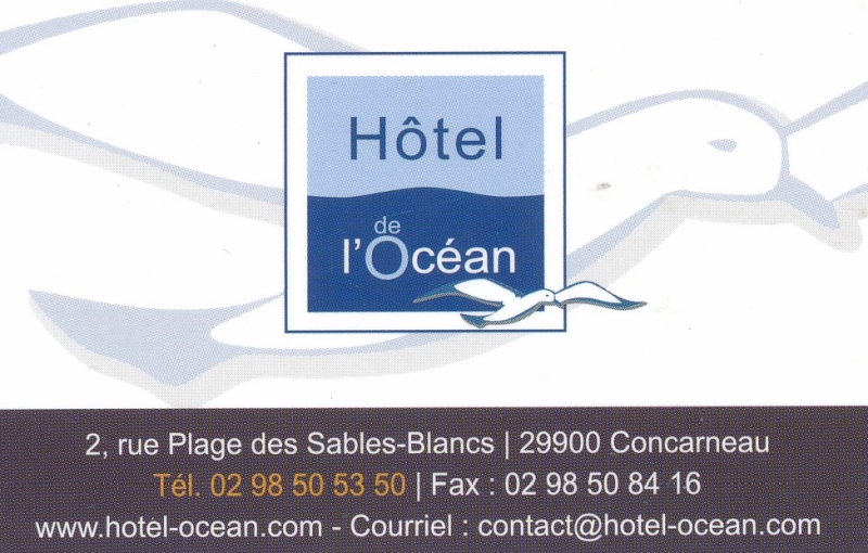 Htel de l'Ocan  Concarneau...