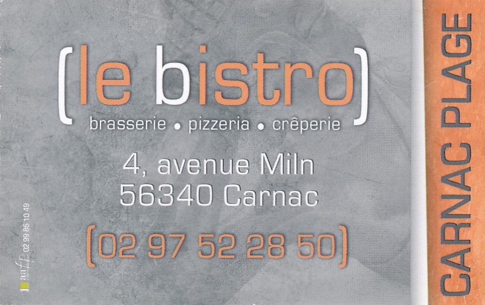 Le Bistro...