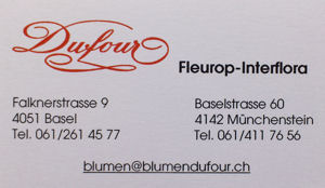 Blumen Dufour...