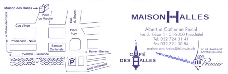  Caf des Halles  Neuchtel... 