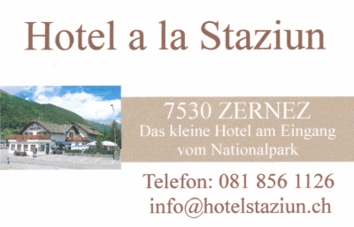 Hotel a la Staziun... Zernez...