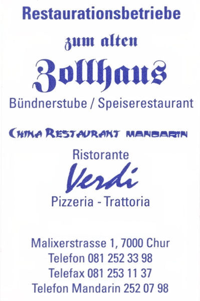  China Restaurant Mandarin in Chur... 