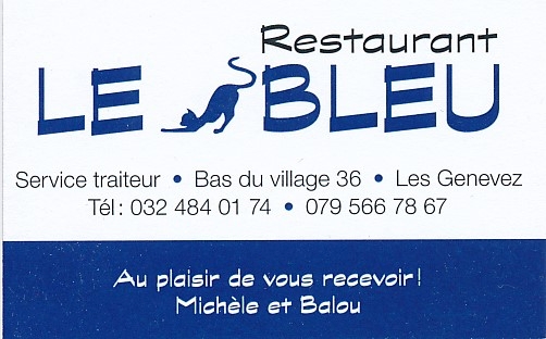 Restaurant Le Chat Bleu...