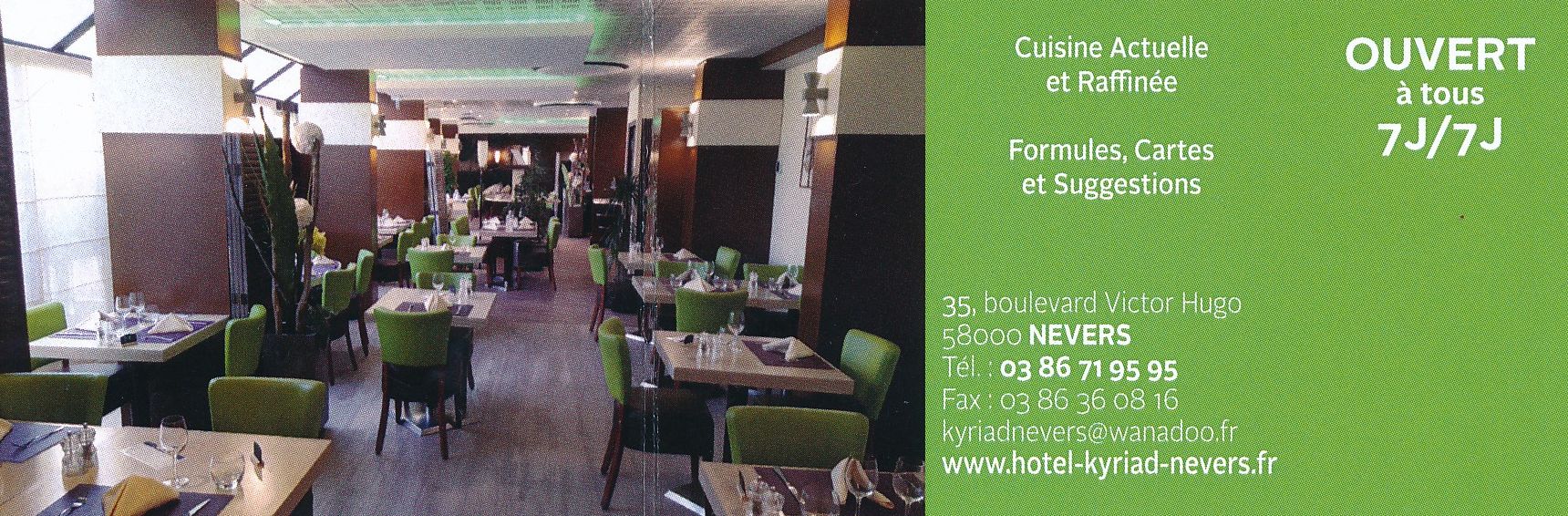 Kyriad Nevers Centre Restaurant...